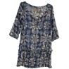 Beachrobe Desigual Minina Marino