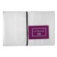 Table cloth Fazzini AUBERGINE WHITE A